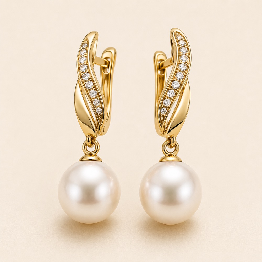 Tiffany HardWear Pearl Drop Earrings